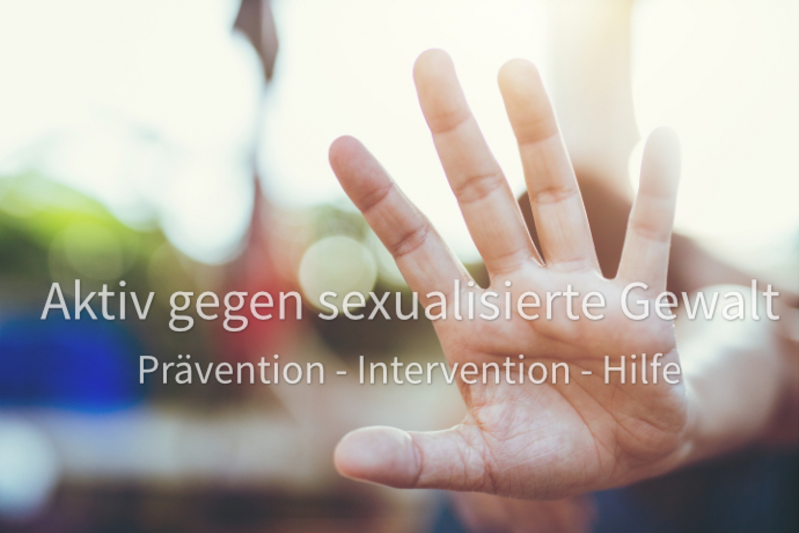Symbolbild zum Thema Prävention sexualisierte Gewalt